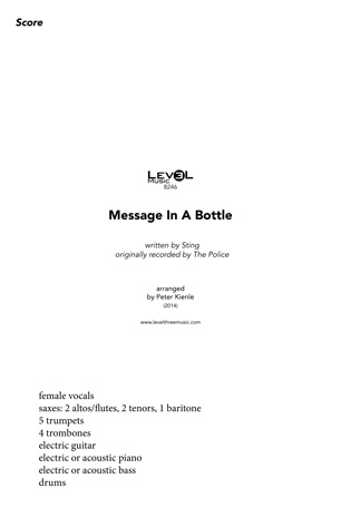 Message In A Bottle (Big Band)