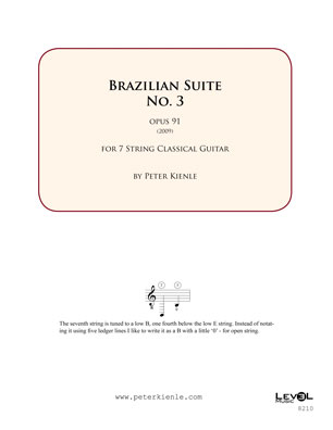 Brazilian Suite No 3 for 7 string guitar