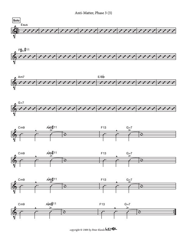 Anti-Matter, Phase 3