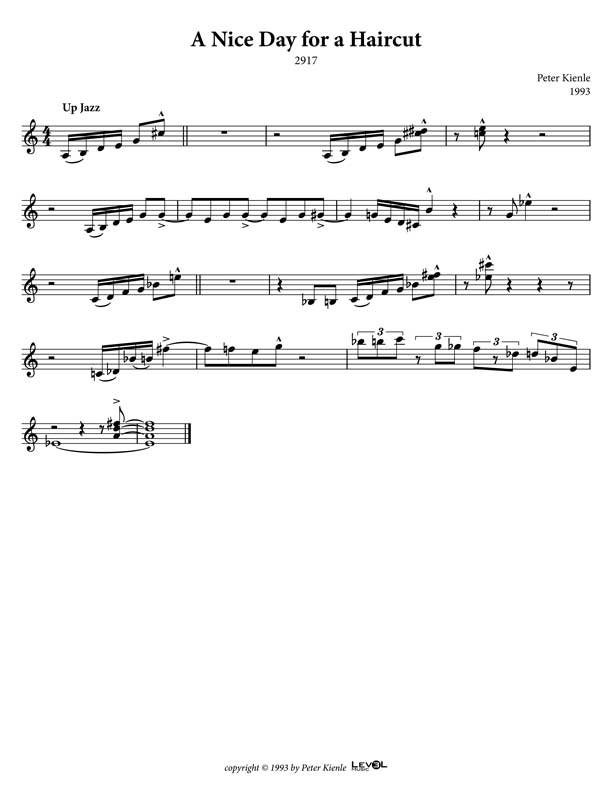 A Nice Day for a Haircut