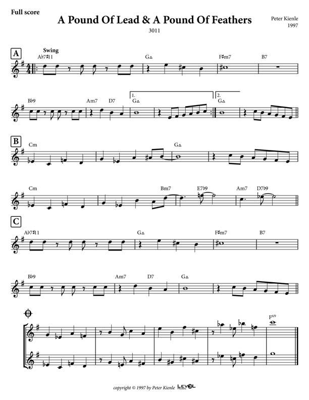 A Pound Of Lead & A Pound Of Feathers