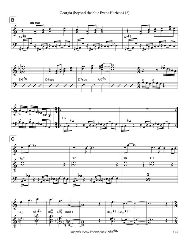 Georgia beyond the blue Event Horizon