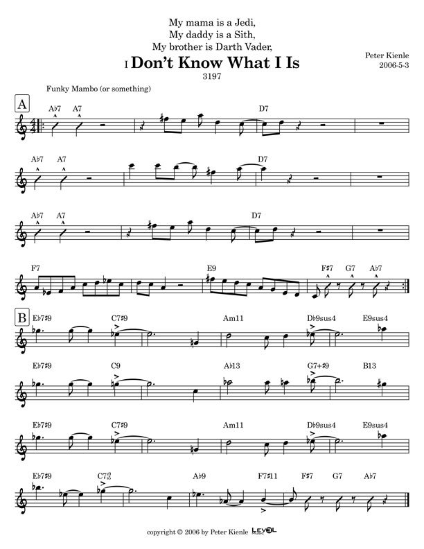 Don't Know What I Is