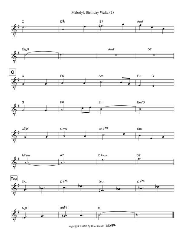 Melody's Birthday Waltz