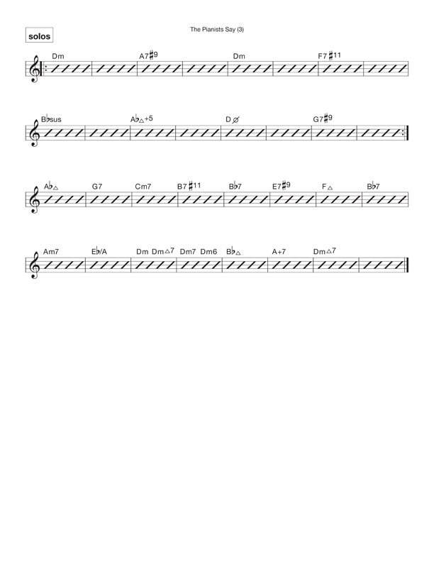 The Pianists Say