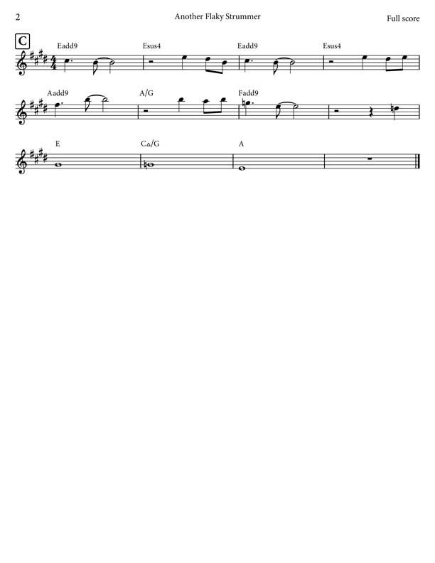 Another Flaky Strummer