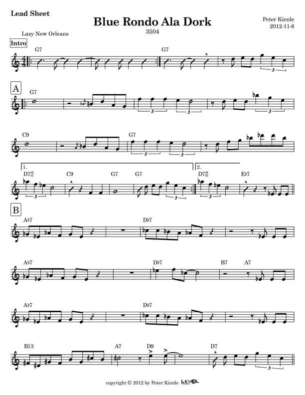 Blue Rondo Ala Dork