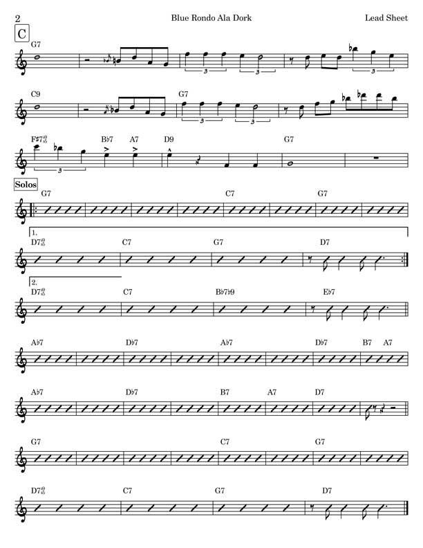 Blue Rondo Ala Dork