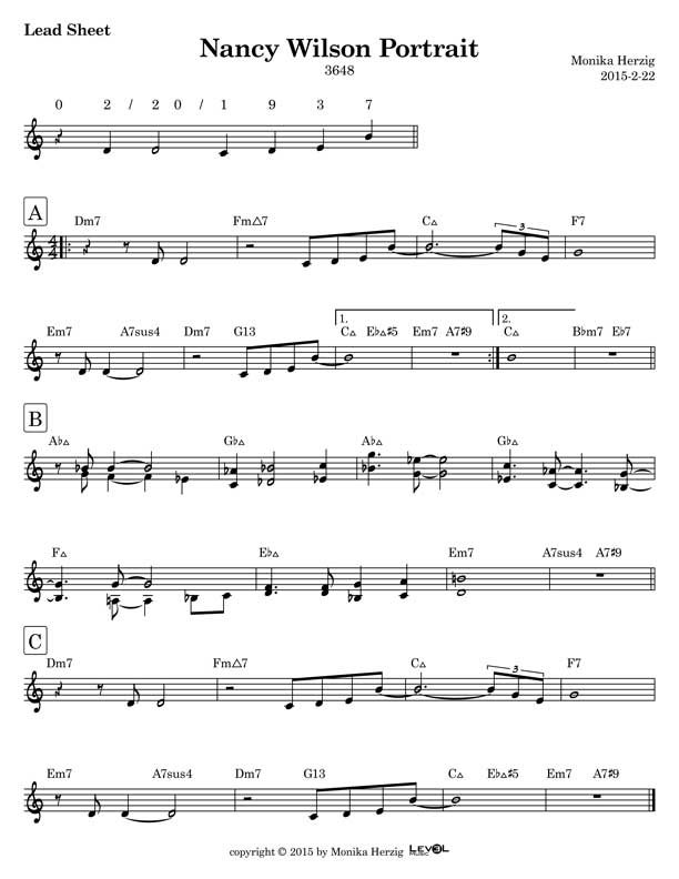 Nancy Wilson Portrait