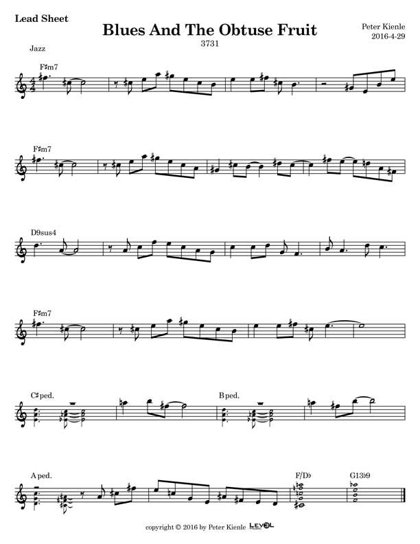 Blues And The Obtuse Fruit