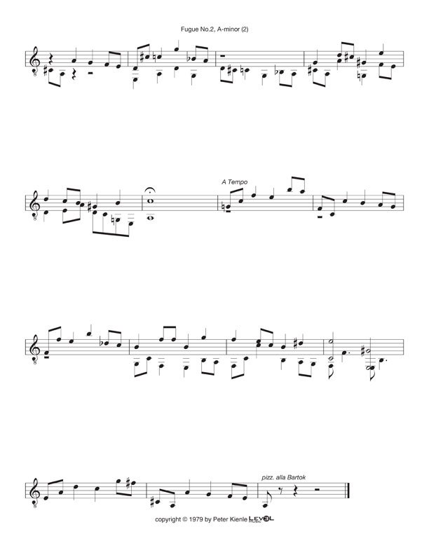 Fugue No.2, A-minor