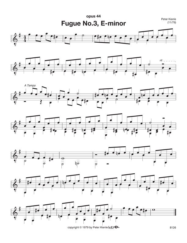 Fugue No.3, E-minor