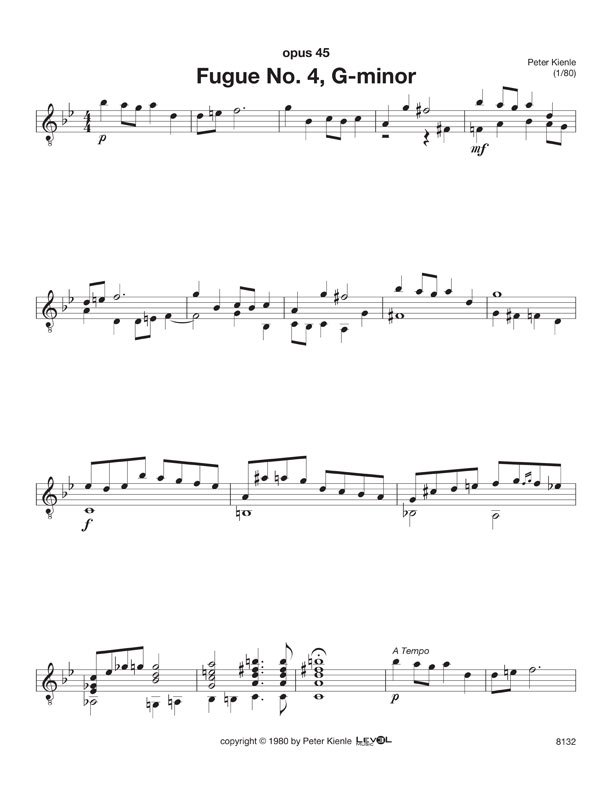 Fugue No.4, G-minor