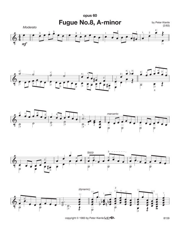 Fugue No.8, A-minor
