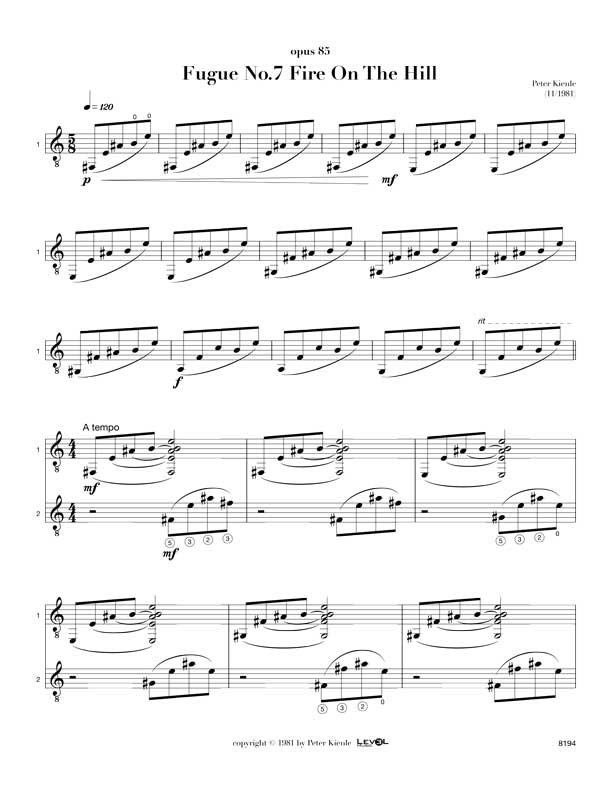 Fugue No.7 Fire On The Hill