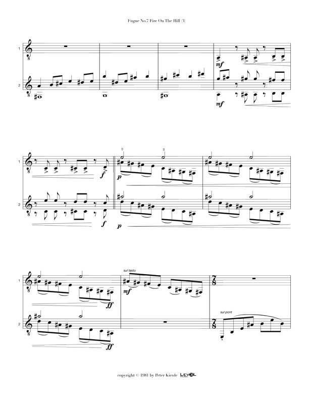 Fugue No.7 Fire On The Hill