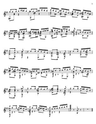 OPUS 88 Brazilian Suite No 1 for 7 string guitar