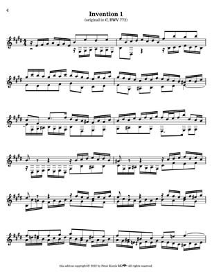 Bach Two Part Inventions for 7 String Guitar
