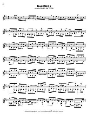 Bach Two Part Inventions for 7 String Guitar