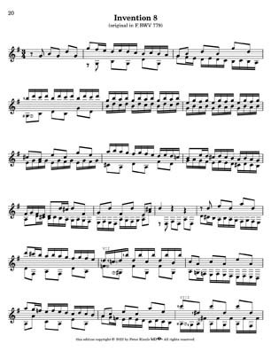Bach Two Part Inventions for 7 String Guitar