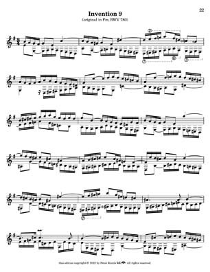 Bach Two Part Inventions for 7 String Guitar