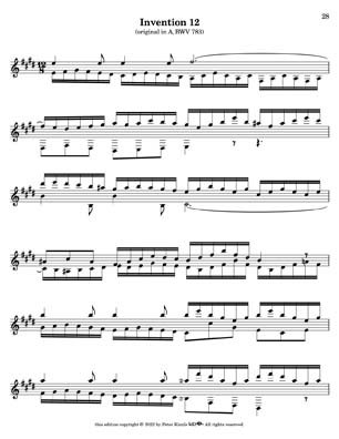 Bach Two Part Inventions for 7 String Guitar