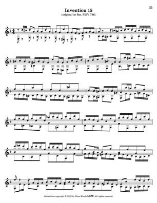 Bach Two Part Inventions for 7 String Guitar