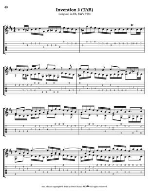 Bach Two Part Inventions for 7 String Guitar