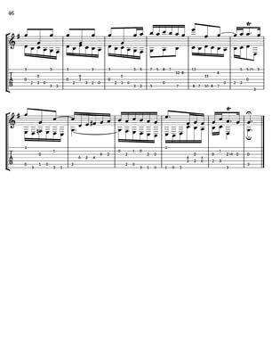 Bach Two Part Inventions for 7 String Guitar