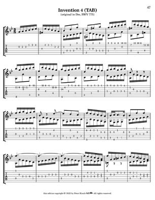 Bach Two Part Inventions for 7 String Guitar