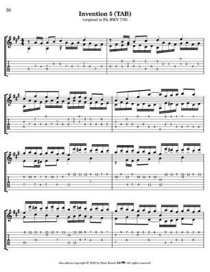 Bach Two Part Inventions for 7 String Guitar