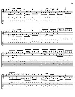Bach Two Part Inventions for 7 String Guitar