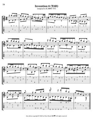 Bach Two Part Inventions for 7 String Guitar