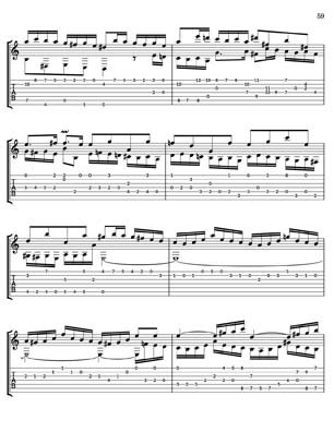 Bach Two Part Inventions for 7 String Guitar