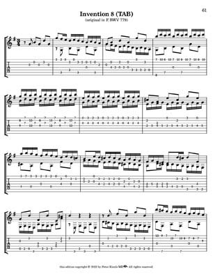 Bach Two Part Inventions for 7 String Guitar