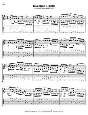 Bach Two Part Inventions for 7 String Guitar