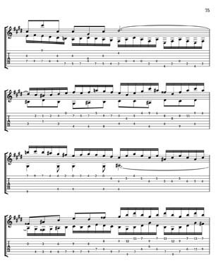 Bach Two Part Inventions for 7 String Guitar