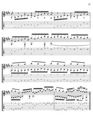 Bach Two Part Inventions for 7 String Guitar