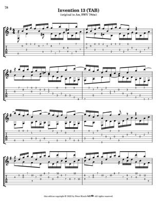 Bach Two Part Inventions for 7 String Guitar