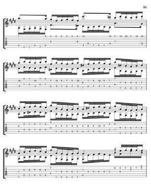 Bach Two Part Inventions for 7 String Guitar