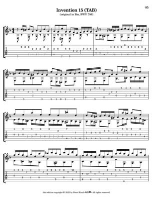 Bach Two Part Inventions for 7 String Guitar