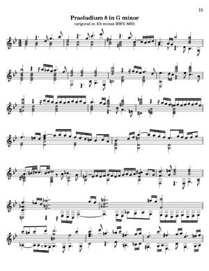 Bach Well Tempered Clavier for 7 string guitar Vol 2