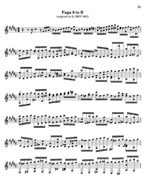 Bach Well Tempered Clavier for 7 string guitar Vol 2