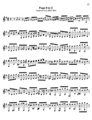 Bach Well Tempered Clavier for 7 string guitar Vol 2