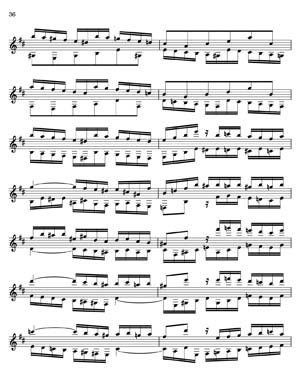Bach Well Tempered Clavier for 7 string guitar Vol 2