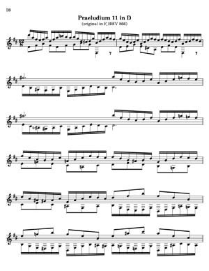 Bach Well Tempered Clavier for 7 string guitar Vol 2