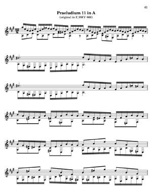 Bach Well Tempered Clavier for 7 string guitar Vol 2