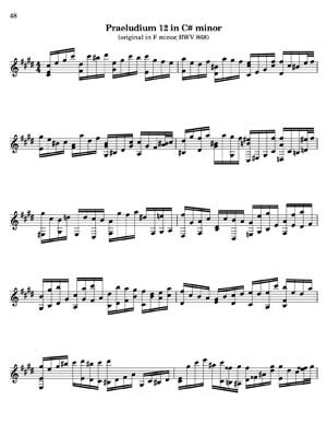Bach Well Tempered Clavier for 7 string guitar Vol 2