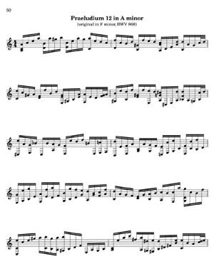 Bach Well Tempered Clavier for 7 string guitar Vol 2