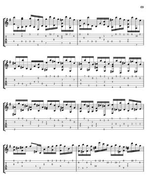 Bach Well Tempered Clavier for 7 string guitar Vol 2